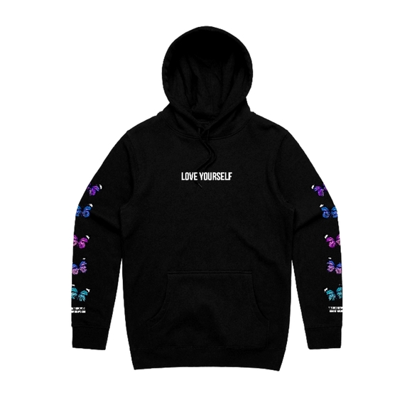 "Love Yourself" Hoodie by Phora - Picture 1 of 2